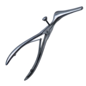 Cottle Nasal Speculum, Medium 55mm Blades, Tapered From 8mm To 10mm Wide, Set Screw, Working Length 2-1/8" (55mm), Overall Length 5-1/8" (130mm) 