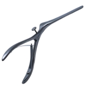 Cottle Nasal Speculum, Extra-Long 90mm Blades, Tapered From 8mm To 10mm Wide, Set Screw, Working Length 3-1/2" (90mm), Overall Length 5 1/8" (130mm) 