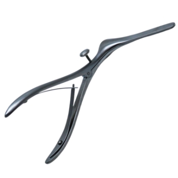 Cottle Nasal Speculum, Medium-Long 70mm Blades, Tapered From 8mm To 10mm, Set Screw, Working Length 2-3/4" (70mm), Overall Length 5 1/8" (13cm) 