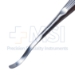 Crego Periosteal Elevator, Full Curve, Blunt, Width 9/32" (7mm), Overall Length 7-3/4" (197mm) - D6246