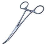 Crile Forceps, Curved, Overall Length 5-1/2" (140mm) 