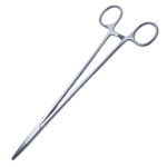 Crile-Wood (DeBakey) Needle Holder, Serrated Jaws, Overall Length 9" (230mm) 