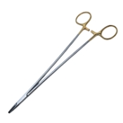 Crile Wood Needle Holder, Left Handed, TC, Overall Length 10-3/8" (263mm) 