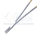 Crile Wood Needle Holder, Left Handed, TC, Serrated Jaw, Overall Length 6" (152mm) - D1174-L
