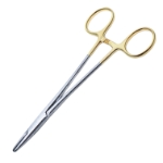 Crile Wood Needle Holder, Left Handed, TC, Serrated Jaw, Overall Length 6" (152mm) 