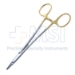Crile Wood Needle Holder, TC, Serrated Jaw, Overall Length 6" (152mm) - D1174
