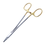 Crile Wood Needle Holder, TC, Smooth Jaw, Overall Length 6" (152mm) 