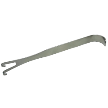 Cronin Lip Nostril Retractor, 2 Prongs, Finger Grip, 16mm Blade Width, Overall Length 5-7/8" (150mm) 