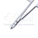 Crown & Collar Scissors, Curved, Lower Blade Serrated, Overall Length 4-3/4" (120mm) - 19-13708