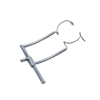 Crozafon Femto Adjustable Speculum, Adult, 10mm Round Blades, 45 Degrees Bend, 27mm Spread, Overall Size 2-1/3" (60mm) 15-2144AS-clone1,AE-1034,AE-1034