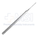 Culler Iris Spatula, Sterling Silver, Curved, 1mm Wide Blade, Overall Length 5-1/8" (130mm) - 11-4-3211