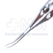 Cumming Crystalens Forceps, Vertical Angled Jaws, Reverse Action Flat Three Hole Handle - 15-5389AS