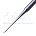 Curette Excavator, Double Ended, 1.5mm End, 2.5mm End, Holes At Each End, Octagonal Handle, Overall Length 5-1/2" (139.7mm) - F9492