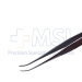 Dressing Forceps, Gently Curved, Serrations, Serrated Handle, Polished Finish, Gently Curved Heavy Tips, Overall Length 4" (100mm) - 5-2521