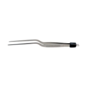 Cushing Bayonet Bipolar Forceps, 1.5mm Tip, Overall Length 7-1/2" (191mm) 