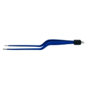 Cushing Bayonet Bipolar Forceps, Insulated, 1mm Tip, Overall Length 7-1/2" (191mm) 