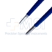 Cushing Bayonet Bipolar Forceps, Insulated, 2mm Tip, 10mm High Polished Area, Overall Length 7-1/2" (190.5mm) - 108-I15-07A