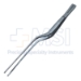 Cushing Bayonet Tissue Forceps, 1 x 2 Teeth, Serrated 1.5mm Jaw, Overall Length  7-5/8" (194mm) - 1412-2681BX