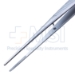 Cushing Dressing Forceps, Straight, Serrated, Overall Length 7" (178mm) - 241511J