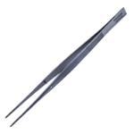 Cushing Dressing Forceps, Straight, Serrated, Overall Length 7" (178mm) 