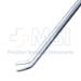 Cushing Intervertebral Discectomy Rongeur, Angled Up 45 Degrees, 2mm X 10mm Jaws, Two Ring Handles, Working Length 7" (178mm) - D7732