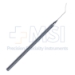 DALK Type Corneal Dissecting Spatula, Angled, 12mm Long, Blunt Beveled Tip, Overall Length 4-1/2" (114mm) - 11-4-2981