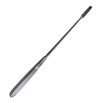 Rasp, Down Cut, Straight, Convex, 1" x 1/4" Head, Thin Handle, Overall Length 9" (230mm) 