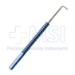 Titanium Dacamara (ELN) Style Recession Muscle Hook, Right, With Groove, Hook 1.4mm Wide x 11mm Long, Round Handle, Overall Length 4-3/4" (120mm) - TDK-7264R