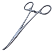 Dandy Hemostatic Forceps, Curved Sideways, Overall Length 5 1/2? (140mm) 
