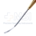 Daniel Forehead Dissector, Half Curved Shaft, 5mm x 6mm Rectangular Blade, Working Length 5-1/4" (132mm), Overall Length 9-1/4" (235mm) - 99-6164SP