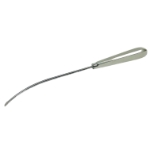Daniel Style Forehead Elevator, Half Curved Shaft, 2mm x 9mm Diamond Blade, Beveled Inside Blade, Working Length 5-3/8" (137mm), Overall Length 9-3/8 (238mm) 