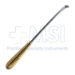 Daniel Style Forehead Dissector, Sharp Curved Head, 11mm x 47mm Curved Teardrop Blade, Working Length 5-3/8" (133mm), Overall Length 9-1/8" (233mm) - 99-6172SP