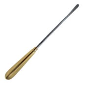 Daniel Style Forehead Elevator, Straight Shaft, 9mm x 50mm Teardrop Blade, Working Length 5-3/8" (135mm), Overall Length 9-1/4" (235mm) 