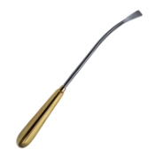 Daniel Style Forehead Elevator, Slightly Curved Shaft, 6mm x 25mm Blade, Working Length 5-3/8" (135mm), Overall Length 9-1/2" (242mm) 