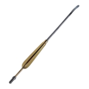 Daniels Type Forehead Suction Elevator, 8mm x 40mm Sharp Rounded Tip, Working Length 5" (127mm), Overall Length 9" (230mm) 