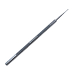 Davis Foreign Body Spud, Straight Sharp Round Blade, Serrated Flat Handle, Polished Finish, Overall Length 4-7/8" (125mm) 23863,May-65,E0854