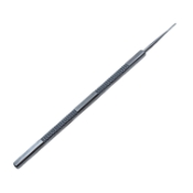 Davis Foreign Body Spud, Straight Sharp Round Blade, Serrated Flat Handle, Polished Finish, Overall Length 4-7/8" (125mm) 23863,May-65,E0854