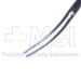 DeBakey Aortic Clamp Forceps, S Shape Shanks, Curved, Jaw Length 3" (76mm), Overall Length 7-1/4" (185mm) - 38-8286BX