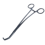 DeBakey Satinsky Vena Cava Clamp Forceps, 40mm Jaw Length, Overall Length 9-3/8" (240mm) 