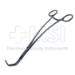 DeBakey Tangential Occlusion Clamp Forceps, Curved, 1-7/8" Jaw, Depth 5/8", Overall Length 10-1/4" (260mm) - 38-8303BX