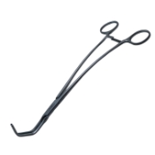 DeBakey Tangential Occlusion Clamp Forceps, Curved, 1-7/8" Jaw, Depth 5/8", Overall Length 10-1/4" (260mm) 