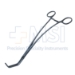 DeBakey Tangential Occlusion Clamp Forceps, Curved, 2-1/8" Jaw, Depth 5/8", Overall Length 10-1/2" (267m) - 38-8305BX