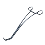 DeBakey Tangential Occlusion Clamp Forceps, Curved, 2-1/8" Jaw, Depth 5/8", Overall Length 10-1/2" (267m) 