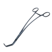 DeBakey Tangential Occlusion Clamp Forceps, Curved, 2-1/8" Jaw, Depth 5/8", Overall Length 10-1/2" (267m) 