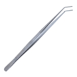 DeBakey Vascular Forceps, Angled, 2mm Jaw, Overall Length 12" (305mm) 