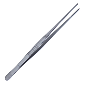DeBakey Vascular Tissue Forceps, 2.7mm Tip, Overall length 9-1/4" (235mm) 