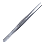 DeBakey Vascular Tissue Forceps, Straight, 2mm Wide Tapered Atraumatic Serrated Jaws, Overall Length 7" (178mm) 