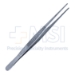 DeBakey Vascular Tissue Forceps, Straight, 2mm Wide Tapered Atraumatic Serrated Jaws, Overall Length 8" (203mm) - 29-12200