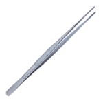 DeBakey Vascular Tissue Forceps, Straight, 2mm Wide Tapered Atraumatic Serrated Jaws, Overall Length 9-1/4" (240mm) 