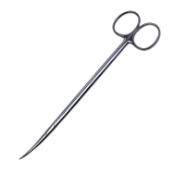 DeMartel Scissors, Curved, Blunt/Blunt, Overall Length 6-3/4" (171mm) 